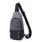ARCTIC HUNTER τσάντα Crossbody XB0058-DG, αδιάβροχη, σκούρο γκρι